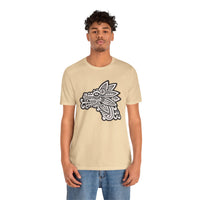 Quetzalcóatl Serpent Head Illustration Unisex T-Shirt