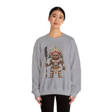 Temple Guardian Pixel Warrior Unisex Sweatshirt