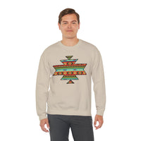 Sacred Geometric Textile Pattern Illustration Unisex Sweatshirt