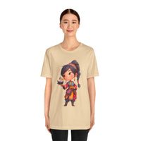 Chibi Inca Girl with Baby Condor Unisex T-Shirt