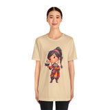 Chibi Inca Girl with Baby Condor Unisex T-Shirt