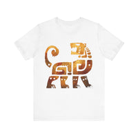 Aztec Jaguar Warrior Glyph Symbol Unisex T-Shirt