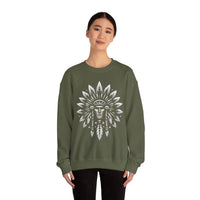 Sacred Tribal Chief Emblem Illustration Unisex Sweatshirt
