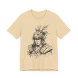 Jaguar Warrior Ink Portrait Unisex T-Shirt