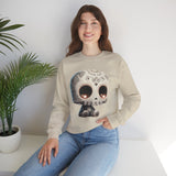 Adorable Tribal Aztec Skull Glow Unisex Sweatshirt