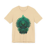 Quetzalcoatl Feathered Serpent God Dark Portrait Unisex T-Shirt