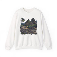 Andean Cliffside Inca Citadel Graphic Unisex Sweatshirt