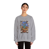 Aztec Turquoise Cactus Desert Landscape Unisex Sweatshirt