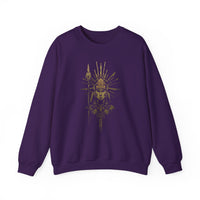 Golden Shaman Tribal Symbol Line Art Unisex Sweatshirt