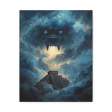 Tlaloc Storm God Vision Canvas