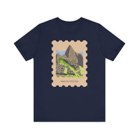Stamp Machu Picchu Peru Unisex T-Shirt