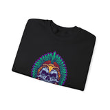 Aztec Indian Death Skull Tattoo Style Unisex Sweatshirt