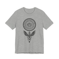 Shadow Phoenix Tribal Emblem Illustration Unisex T-Shirt
