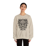Aztec-Inspired Tlaloc God Tribe Graphic Unisex Sweatshirt