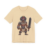 Obsidian Blade Fighter Pixel Art Unisex T-Shirt