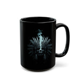 Mystical Inca Chaman Skull Bohemian Vibe Black Mug