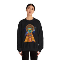 Celestial Aztec Ritual Illustration Unisex Sweatshirt