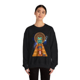 Celestial Aztec Ritual Illustration Unisex Sweatshirt