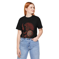 Young Warrior Glyph Pre-Hispanic Style Unisex T-Shirt