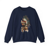 Watercolor Tribal Aztec Warrior Unisex Sweatshirt