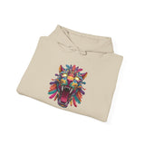 Rainbow Jaguar Mask Comic Style Unisex Hoodie
