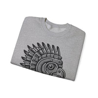 Aztec Eagle Pyramid Emblem Unisex Sweatshirt