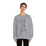 Brave Inca Girl Ink Warrior Portrait Unisex Sweatshirt