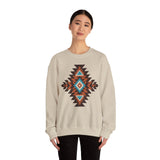 Boho Aztec Geometric Totem Pattern Illustration Unisex Sweatshirt