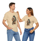 Watercolor Tribal Aztec Warrior Unisex T-Shirt