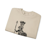 Cultural Aztec Warrior Graphic Illustration Unisex Sweatshirt