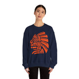 PreColumbian Aztec Head Icon Unisex Sweatshirt
