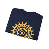 Aztec Mayan Totem Sun Symbol Unisex Sweatshirt