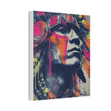 Neon Maya Street Warrior Graphic Canvas