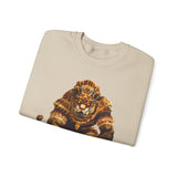 Pixel Art Mayan Jaguar Warrior Unisex Sweatshirt
