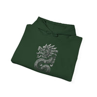 Aztec Serpent Quetzalcoatl Tribal Design Unisex Hoodie