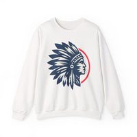 Tribal Visionary Chief Emblem Illustration Unisex Sweatshirt