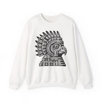 Aztec Eagle Pyramid Emblem Unisex Sweatshirt
