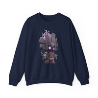 Shadow Aztec God with Glowing Eyes Unisex Sweatshirt
