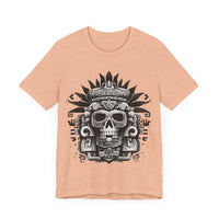 Ah Puch Death God Petroglyph Skull Unisex T-Shirt