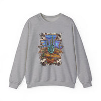 Aztec Turquoise Cactus Desert Landscape Unisex Sweatshirt