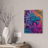 Urban Aztec Quetzalcoatl Spray-Paint Canvas