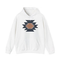 Minimal Southwest Tribal Rug Pattern Illustration Unisex Hoodie