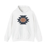 Minimal Southwest Tribal Rug Pattern Illustration Unisex Hoodie