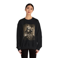 Vintage Inca Warrior Sepia Portrait Unisex Sweatshirt