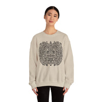 Mythic Mayan God Symbol Unisex Sweatshirt
