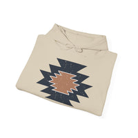 Minimal Southwest Tribal Rug Pattern Illustration Unisex Hoodie