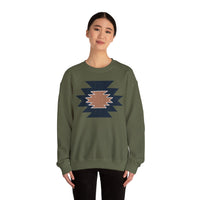 Minimal Southwest Tribal Rug Pattern Illustration Unisex Sweatshirt