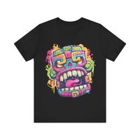 Graffiti Mayan Skull Cartoon Style Unisex T-Shirt