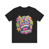 Graffiti Mayan Skull Cartoon Style Unisex T-Shirt
