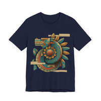 Feathered Serpent Sun Spiral Unisex T-Shirt